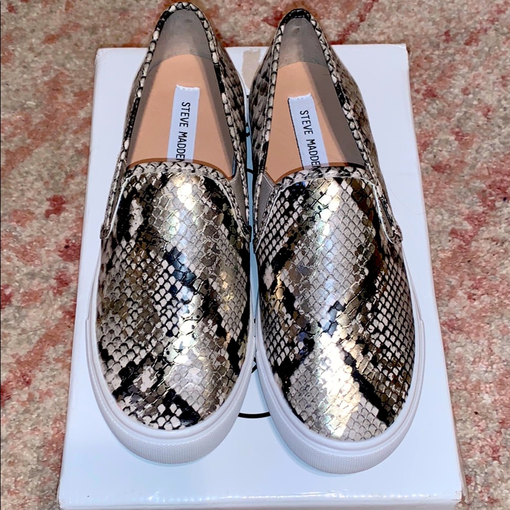 Steve Madden Symba Gold Multi Slip On Sneaker
